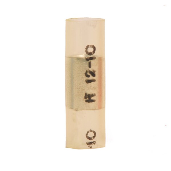 Butt Splice Wire Connector, 10 AWG Max, Nylon Insulation, 500 PK